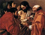 TERBRUGGHEN, Hendrick The Incredulity of Saint Thomas a USA oil painting reproduction